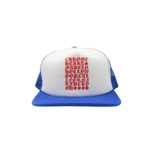 Chrome Hearts Trucker Hat Blue/White