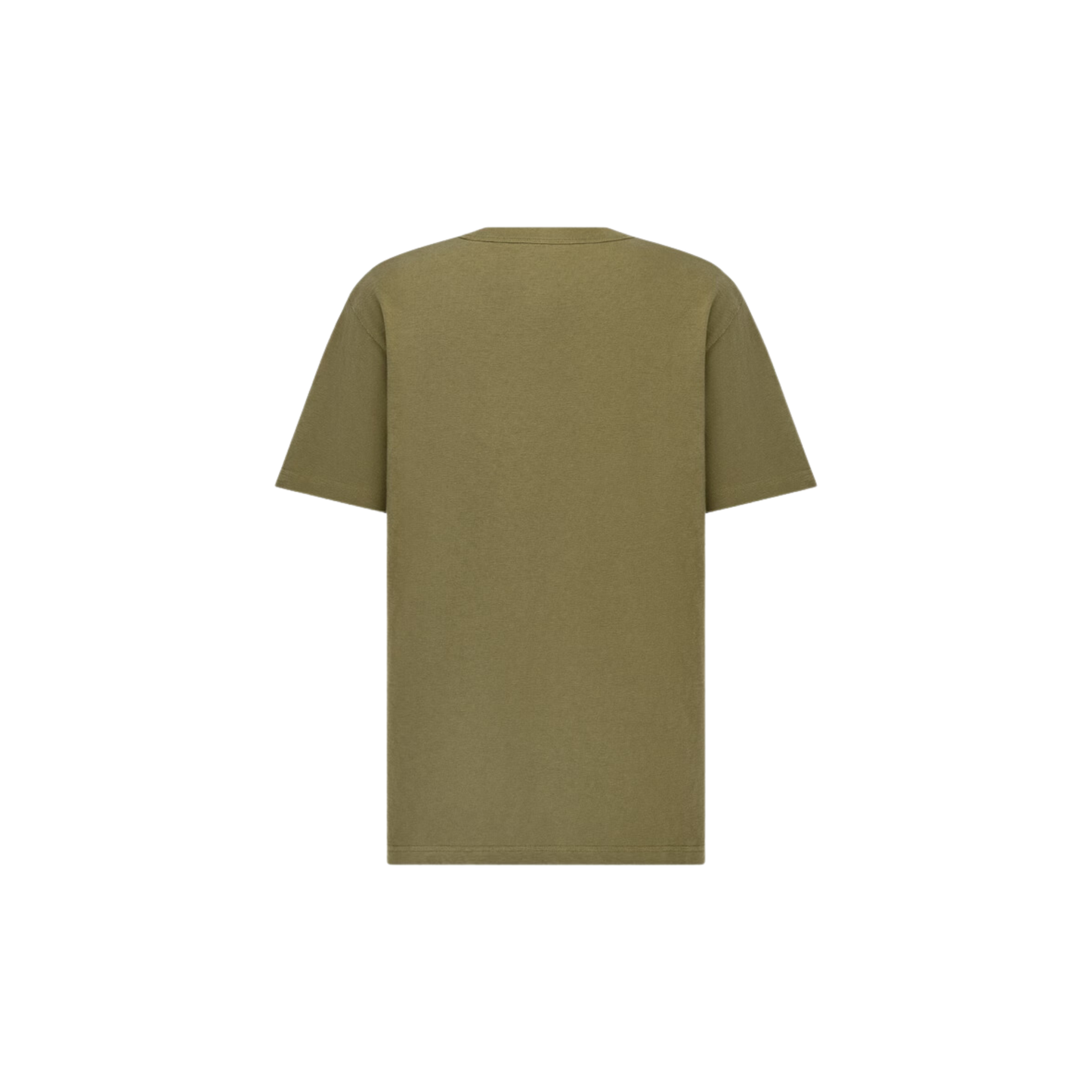Denim Tears Relaxed-Fit Dior Tears T-Shirt Khaki Cotton Slub Jersey